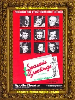 London Apollo Theatre - Season Greetings - 1982 - Alan Ayckbourn