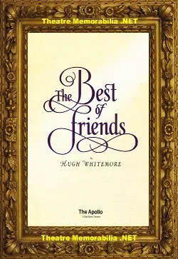 London Apollo Theatre – The Best Of Friends – 1988 John Gielgud
