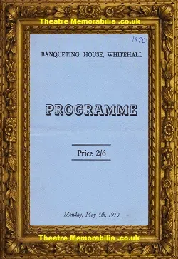 London Banqueting House Whitehall – Music Concert 1970
