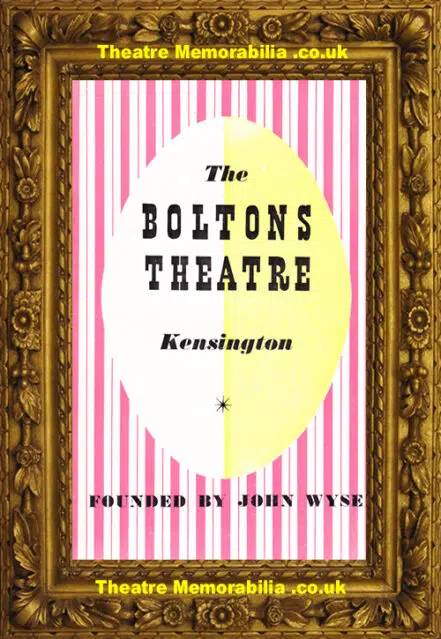 London Boltons Theatre Kensington – Desert Highway – 1949