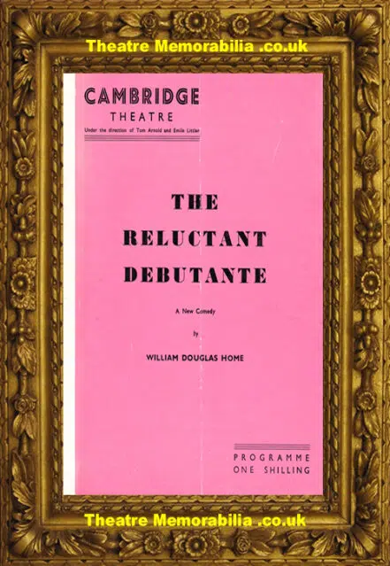 London Cambridge Theatre – The Reluctant Debutante 1955 Campbell