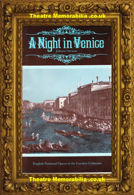 London Coliseum Theatre – A Night In Venice – 1980