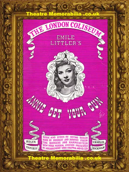 London Coliseum Theatre – Annie Get Your Gun – 1949