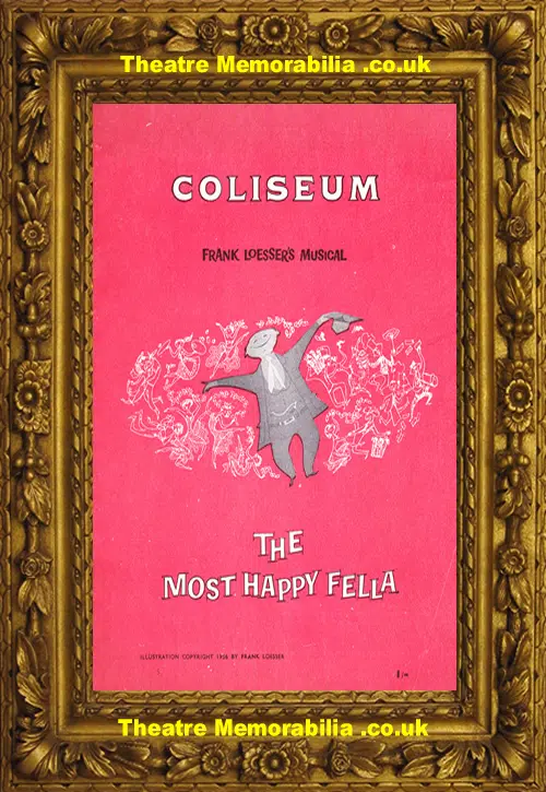 London Coliseum Theatre - The Most Happy Fella - 1960