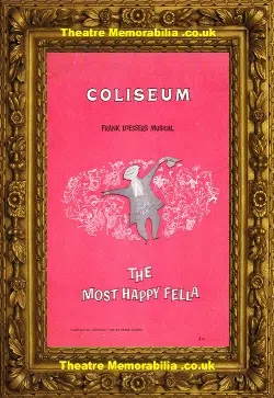 London Coliseum Theatre – The Most Happy Fella – 1960