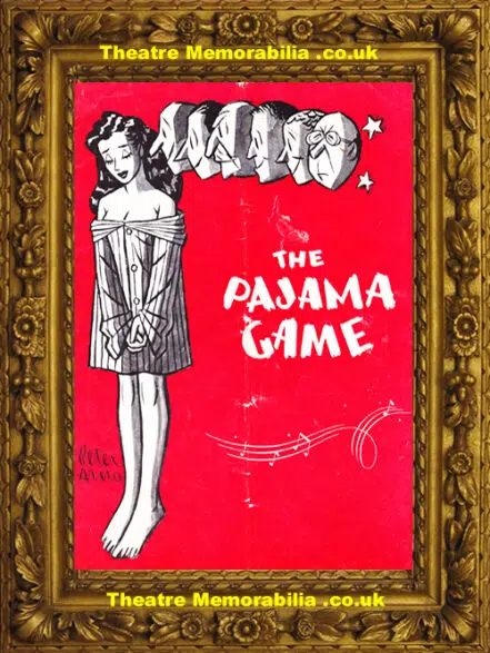 London Coliseum Theatre – The Pajama Game – 1955 – Max Wall