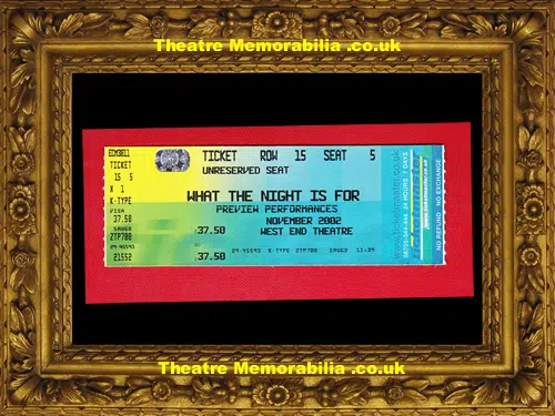 London Comedy Theatre - What The Night Is For - Preview Ticket