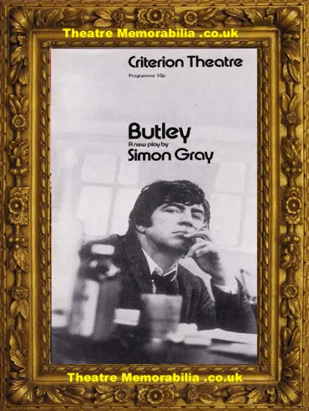 London Criterion Theatre – Butley – 1971 – Alan Bates