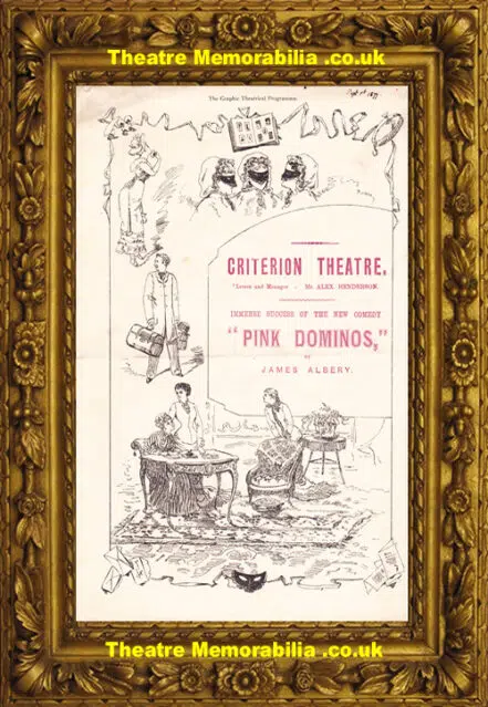 London Criterion Theatre – Pink Dominos – 1877