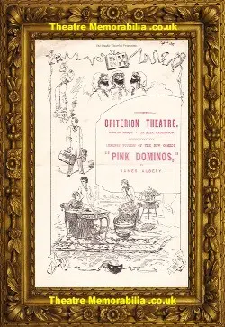 London Criterion Theatre – Pink Dominos – 1877