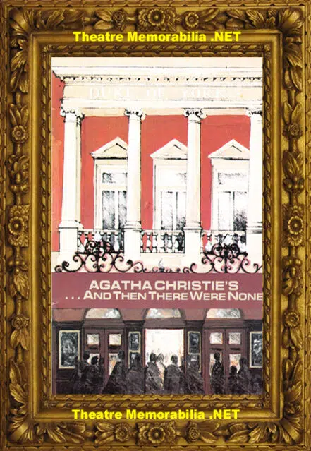 London Duke Of York Theatre – And Then There Were None – 1987