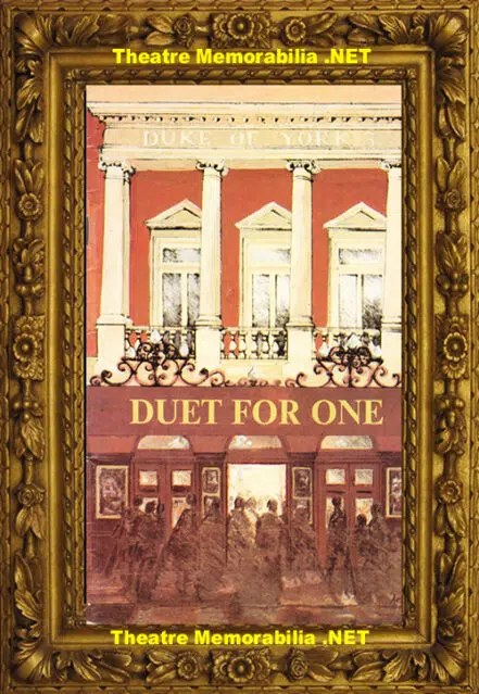 London Duke Of York Theatre – Duet For One – 1980