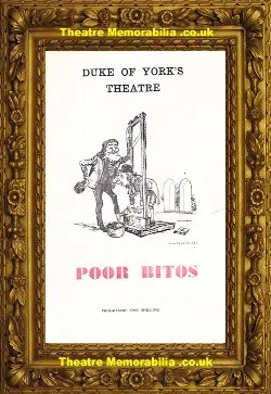 London Duke Of York Theatre – Poor Bitos – 1964 – Pleasence