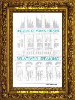 London Duke Of York Theatre – Relatively Speaking – 1967 PLUS