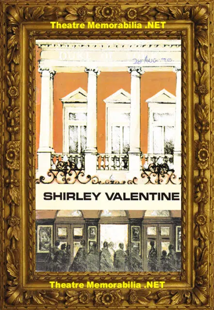 London Duke Of York Theatre – Shirley Valentine 1990 – Willy Russell