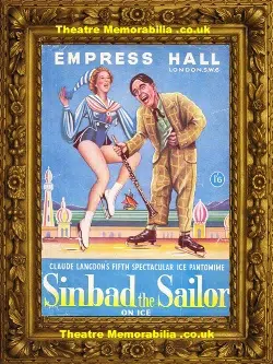 London Empress Hall Theatre – Sinbad The Sailor – 1954 N Wisdom