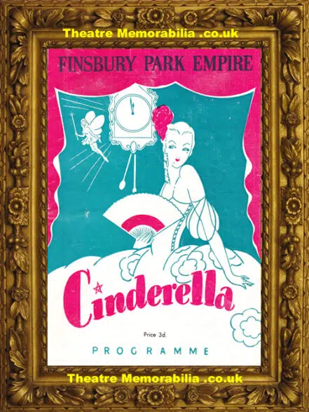 London Finsbury Park Empire – Cinderella – 1950s – Ann Sullivan