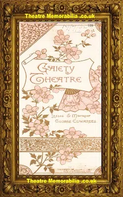 London Gaiety Theatre – Little Jack Sheppard – 1894