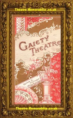 London Gaiety Theatre – The Circus Girl – 1896