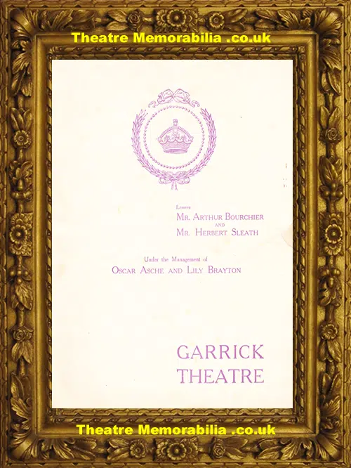London Garrick Theatre - Kismet - 1911