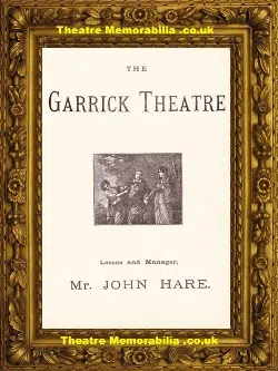 London Garrick Theatre – Lady Bountiful – 1891 – Antique