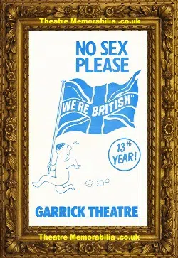 London Garrick Theatre – No Sex Please We’re British – 1983 13th