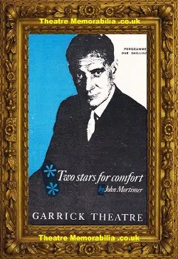 London Garrick Theatre – Two Stars For Comfort – 1962