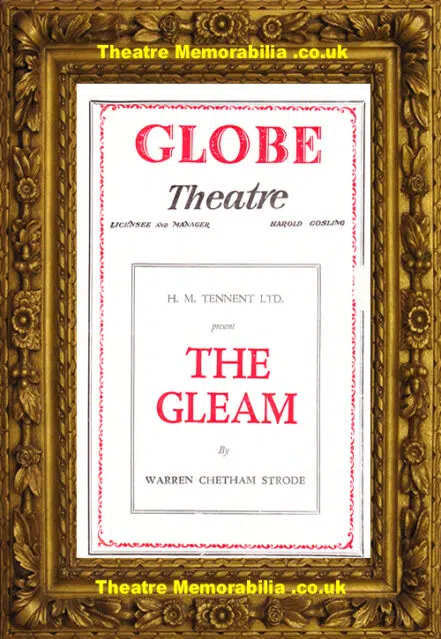 London Globe Theatre – The Gleam – 1946 – Honor Blackman