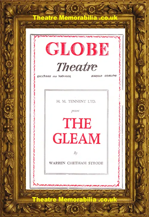 London Globe Theatre - The Gleam - 1946 - Honor Blackman