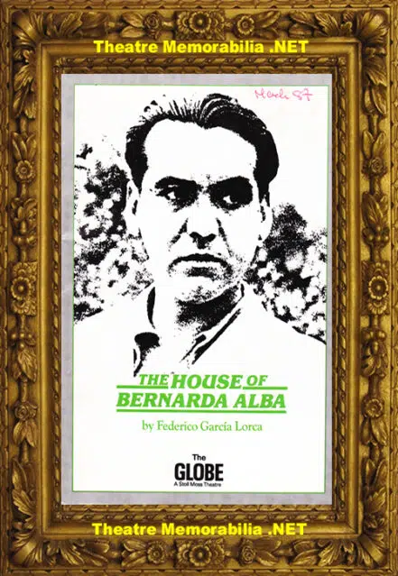 London Globe Theatre – The House Of Bernarda Alba – 1987
