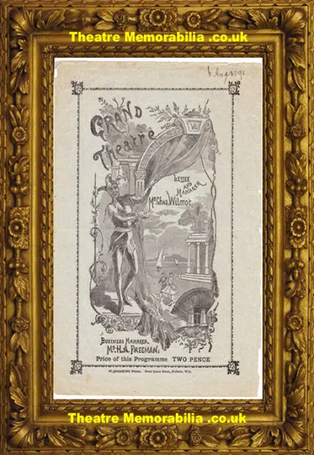London Grand Theatre – The Silver King – 1891