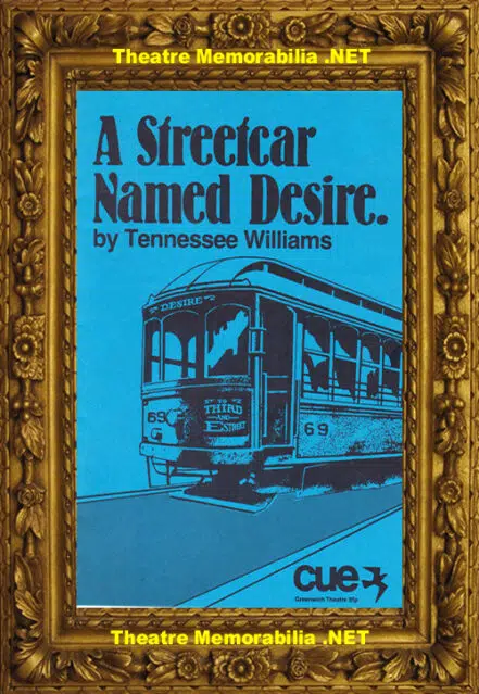 London Greenwich Theatre – A Street Car Named Desire – 1983