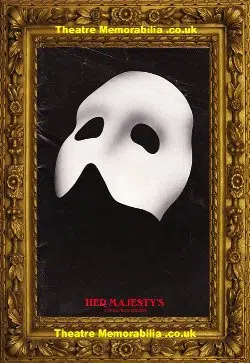 London Her Majesty’s Theatre – Phantom Of The Opera – 1986