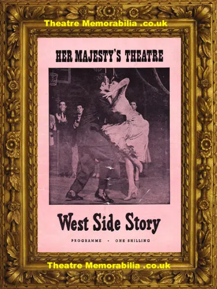 London Her Majesty’s Theatre – West Side Story – 1958
