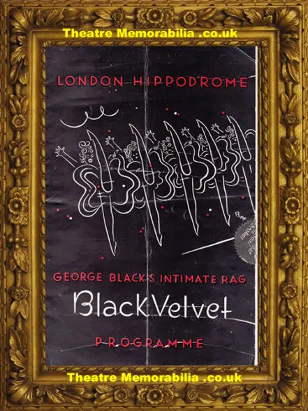 London Hippodrome Theatre – Black Velvet – 1939