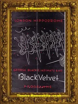 London Hippodrome Theatre – Black Velvet – 1939