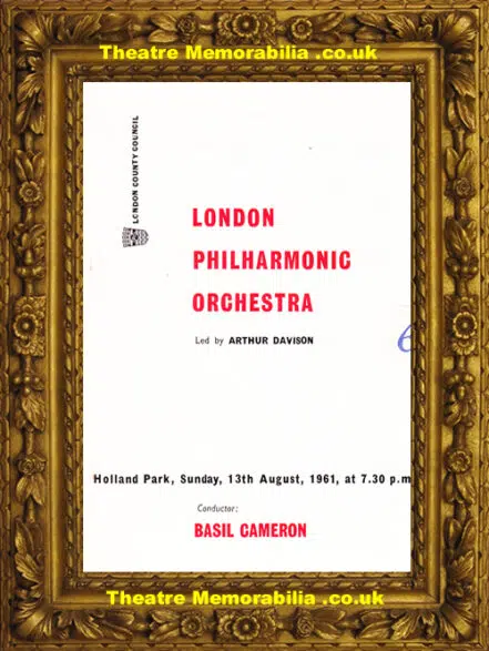 London Holland Park – London Philharmonic Orchestra – 1961