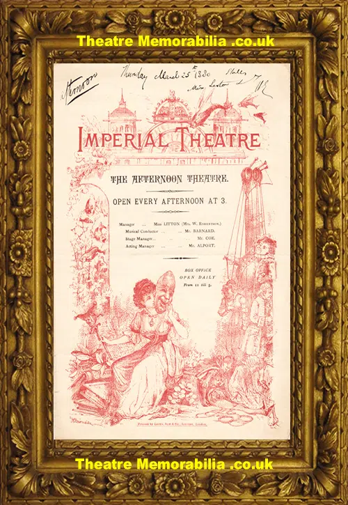 London Imperial Theatre - As You Like It - 1880
