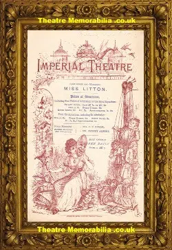 London Imperial Theatre – She Stoops To Conquer – 1879