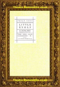 London Lyric Opera House Hammersmith Theatre – Little Eyolf 1958