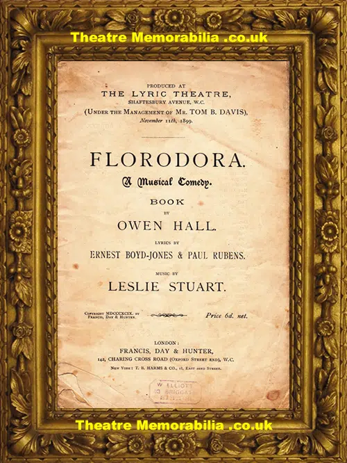 London Lyric Theatre - Florodora - 1899