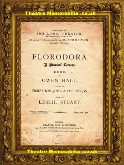 London Lyric Theatre – Florodora – 1899