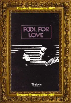 London Lyric Theatre – Fool For Love – 1985 – Julie Walters