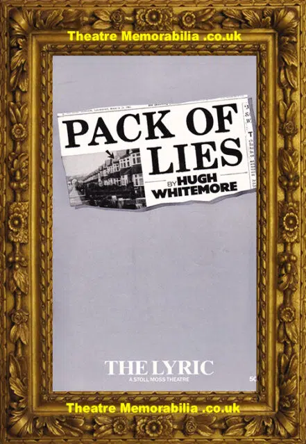 London Lyric Theatre – Pack Of Lies – 1984