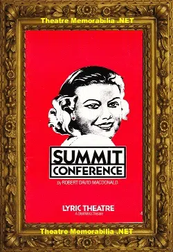 London Lyric Theatre – Summit Conference – 1982 – Glenda Jackson