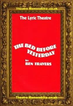 London Lyric Theatre – The Bed Before Yesterday – 1976 – Mirren