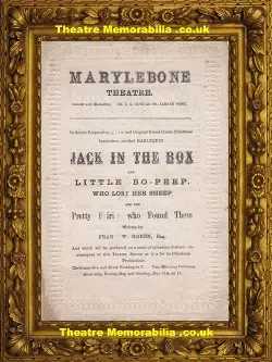 London Marylebone Theatre – Amy Robsart – The Detective – 1875