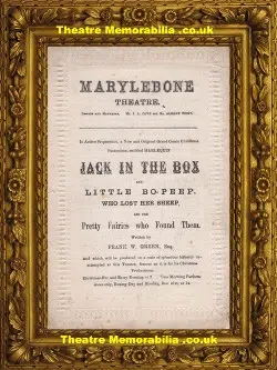 London Marylebone Theatre – Ivanhoe – 1877