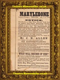 London Marylebone Theatre – Macbeth – 1874