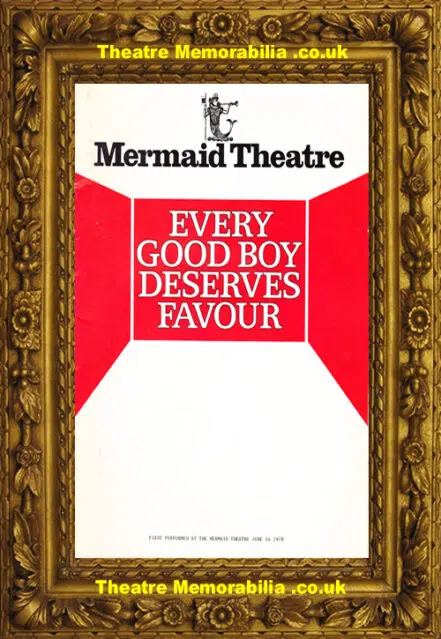 London Mermaid Theatre – Every Good Boy Deserves Favour – 1978
